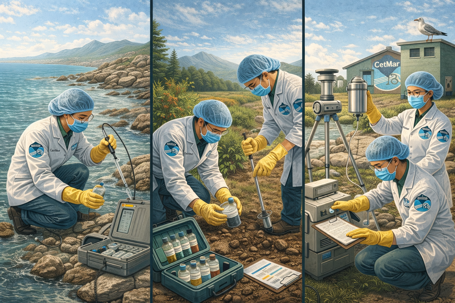 MÓDULO I. TOMA DE MUESTRAS DE AGUA, SUELO Y AIRE.